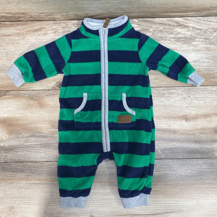Carter's Fleece Striped Coverall sz 3m - Me 'n Mommy To Be