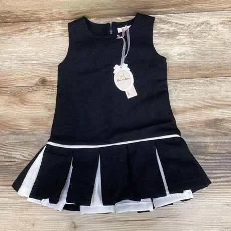 NEW Doe a Dear Contrast Pleated Hem Dress sz 3T - Me 'n Mommy To Be