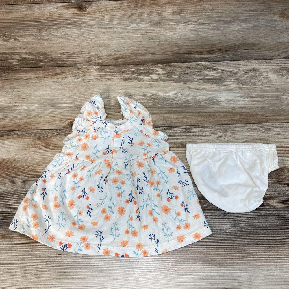 Just One You 2pc Sleeveless Floral Dress & Bloomers sz 3M - Me 'n Mommy To Be