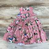 Monnalisa Bebe Velvet Floral Dress sz 18m - Me 'n Mommy To Be