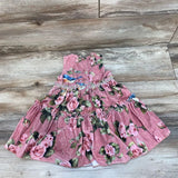 Monnalisa Bebe Velvet Floral Dress sz 18m - Me 'n Mommy To Be