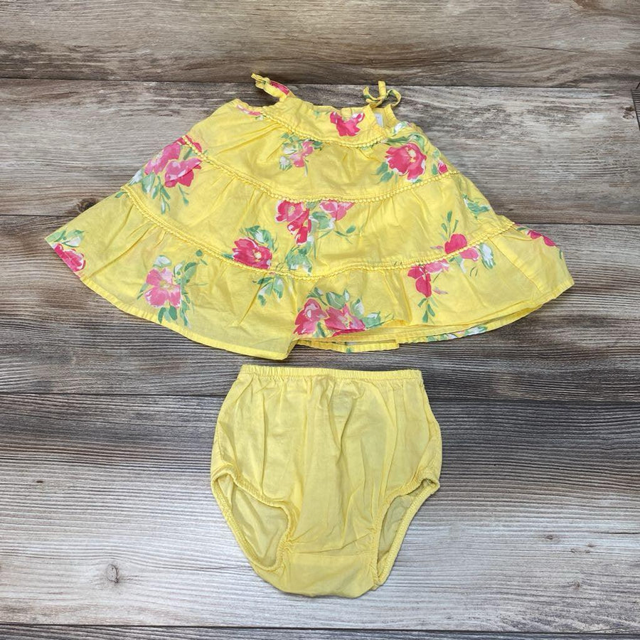 Children's Place Sleeveless Floral Dress & Bloomers sz 3-6m - Me 'n Mommy To Be