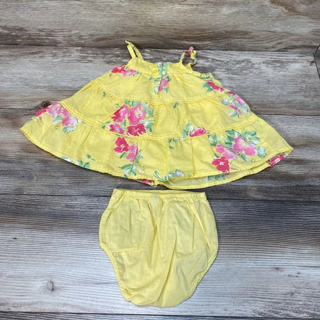 Children's Place Sleeveless Floral Dress & Bloomers sz 3-6m - Me 'n Mommy To Be