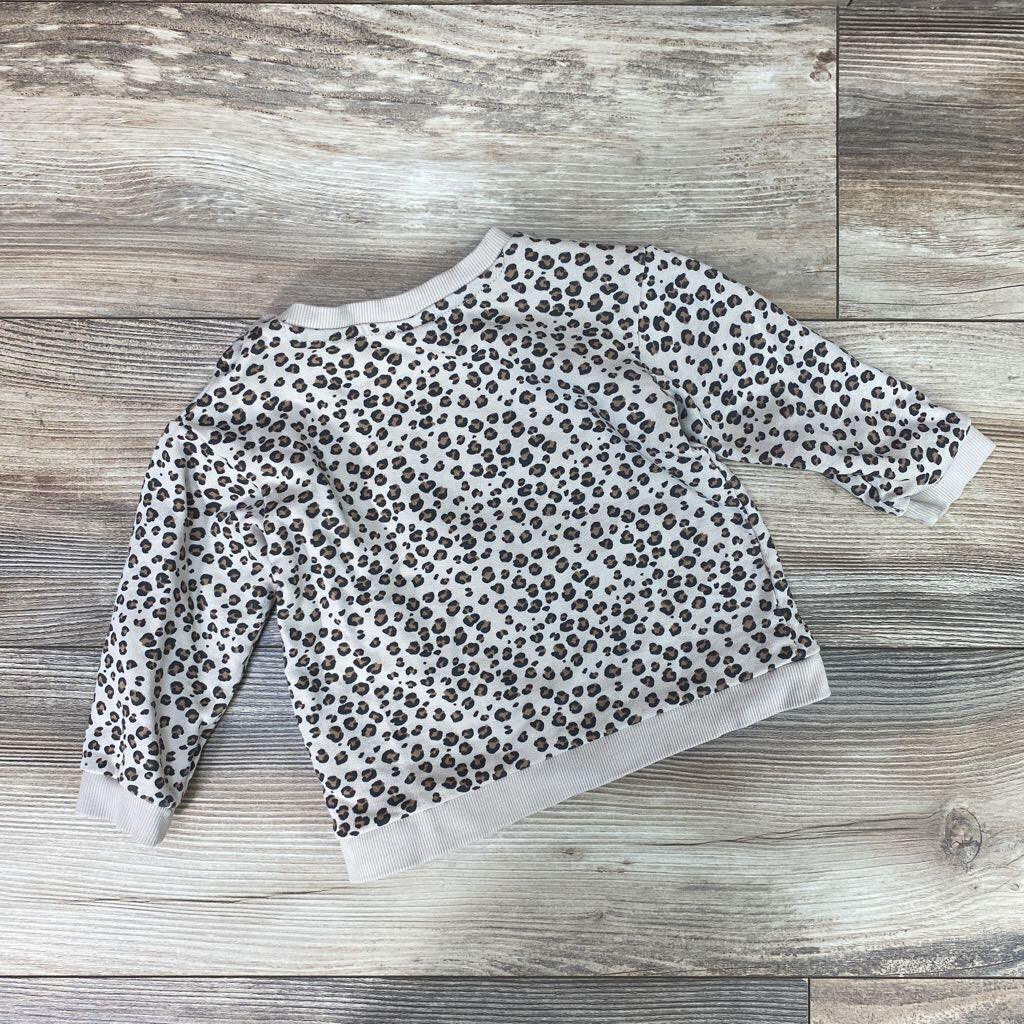 H&M Leopard Print Sweatshirt sz 6m - Me 'n Mommy To Be
