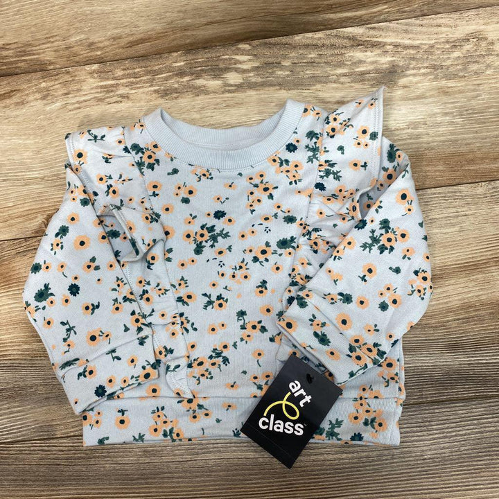 NEW Art Class Floral Sweatshirt sz 12m - Me 'n Mommy To Be