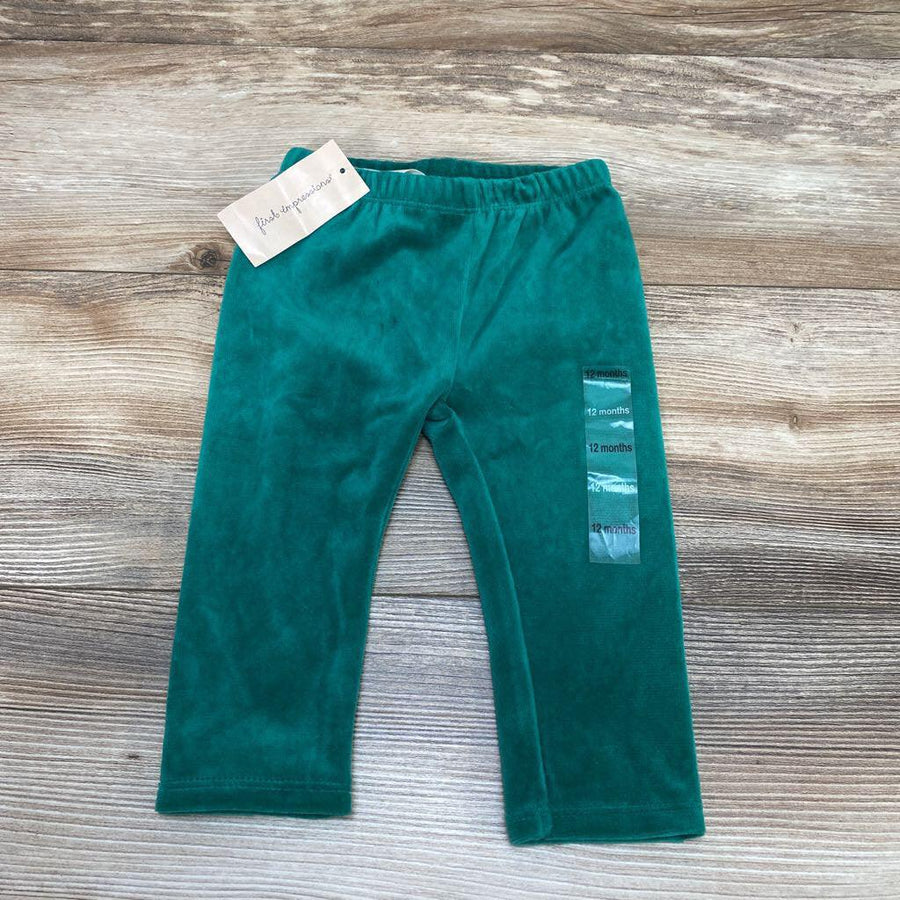 NEW First Impressions Velvet Pants sz 12m - Me 'n Mommy To Be
