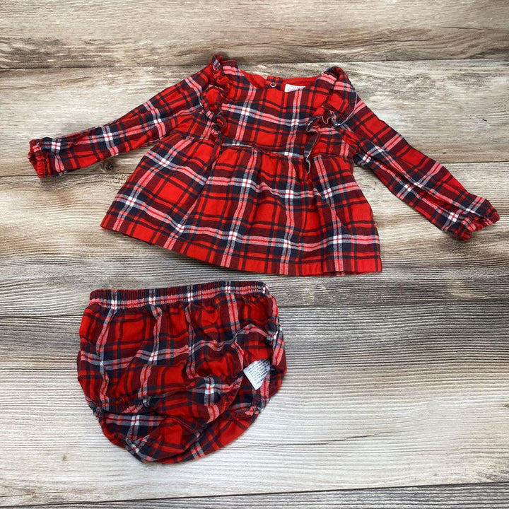Cat & Jack Plaid Top & Bottoms sz 18m - Me 'n Mommy To Be