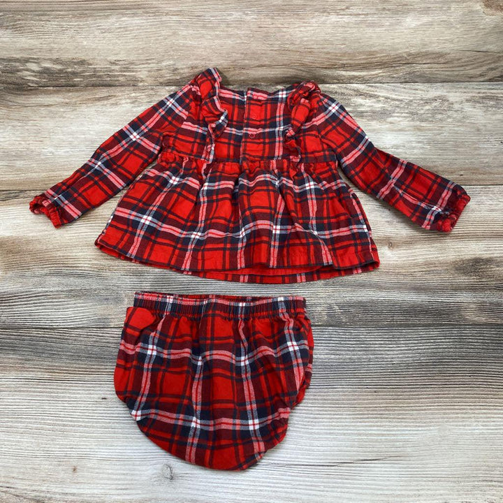 Cat & Jack Plaid Top & Bottoms sz 18m - Me 'n Mommy To Be