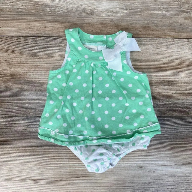 First Impressions Polka Dot Bodysuit Dress sz 3-6M - Me 'n Mommy To Be