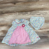 Tuc Tuc 2pc Peter Pan Collar Dress & Bloomers sz 6m - Me 'n Mommy To Be