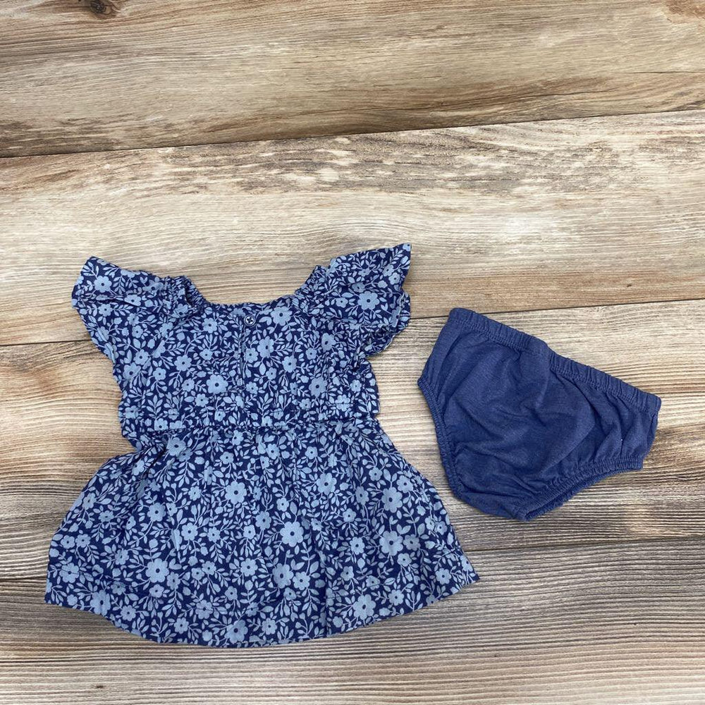 Okie Dokie 2pc Floral Dress & Bloomers sz 3m - Me 'n Mommy To Be