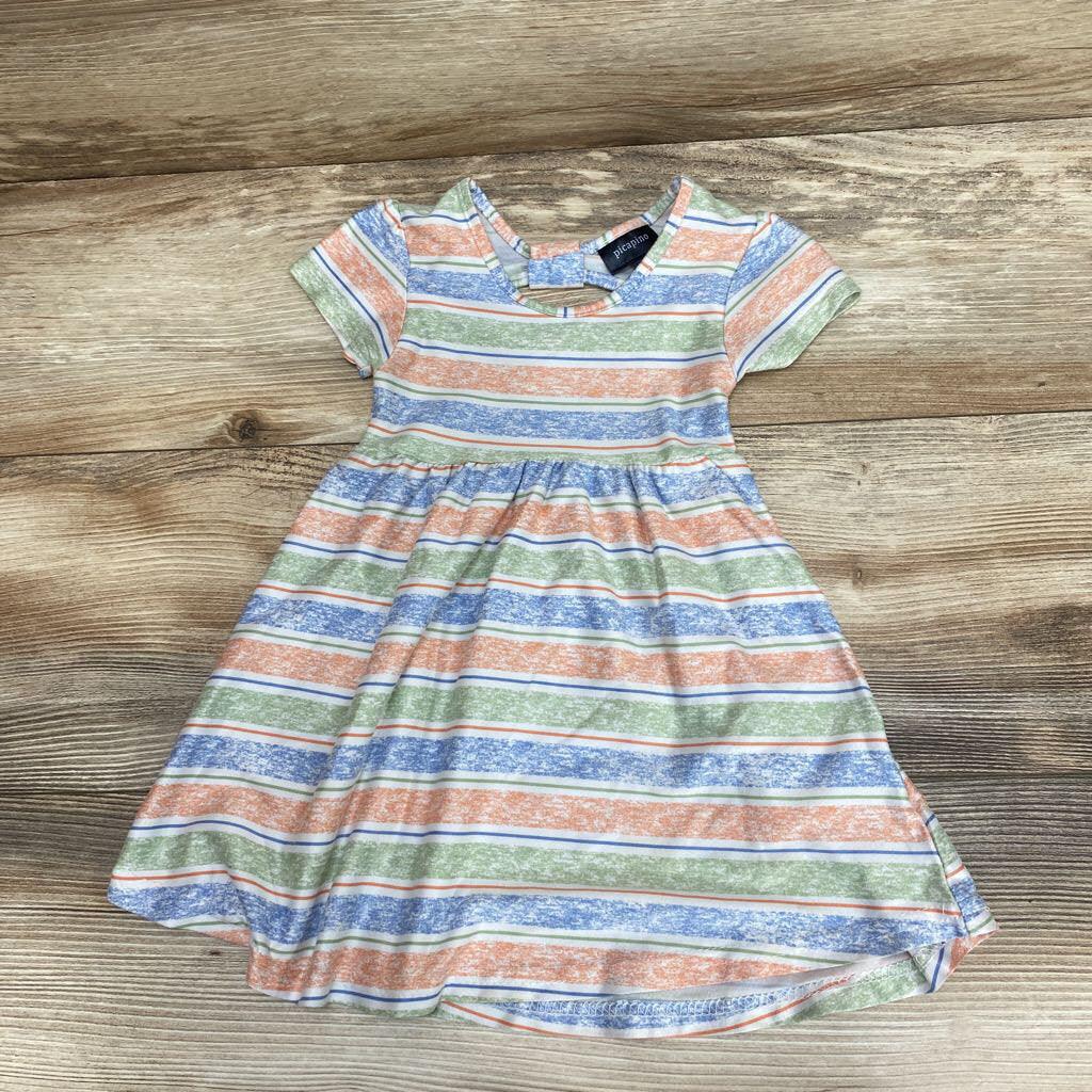 Picapino Striped Dress sz 12m - Me 'n Mommy To Be