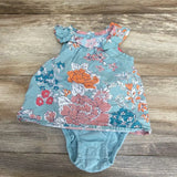 Child Of Mine Floral Bodysuit Dress sz 3-6m - Me 'n Mommy To Be