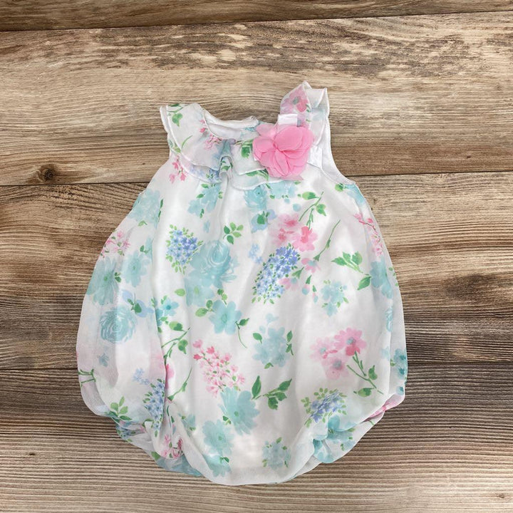 Little Me Floral Bubble Romper sz 3m - Me 'n Mommy To Be