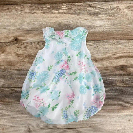 Little Me Floral Bubble Romper sz 3m - Me 'n Mommy To Be