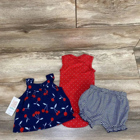 NEW Just One You 3pc Cherries Bodysuit Set sz 3m - Me 'n Mommy To Be