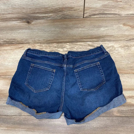 Indigo Blue Side Panel Denim Shorts sz Large - Me 'n Mommy To Be