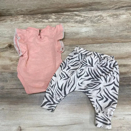 Jessica Simpson 2Pc Bodysuit & Pants Set sz 0-3m - Me 'n Mommy To Be