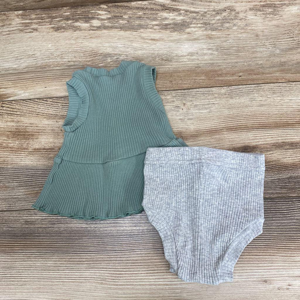 2pc Ribbed Shirt & Bloomers sz 3-6m - Me 'n Mommy To Be