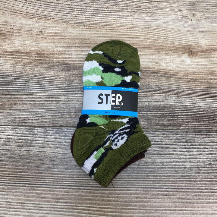 NEW Step Up Skull Camo Socks 3Pk sz 4-6 - Me 'n Mommy To Be