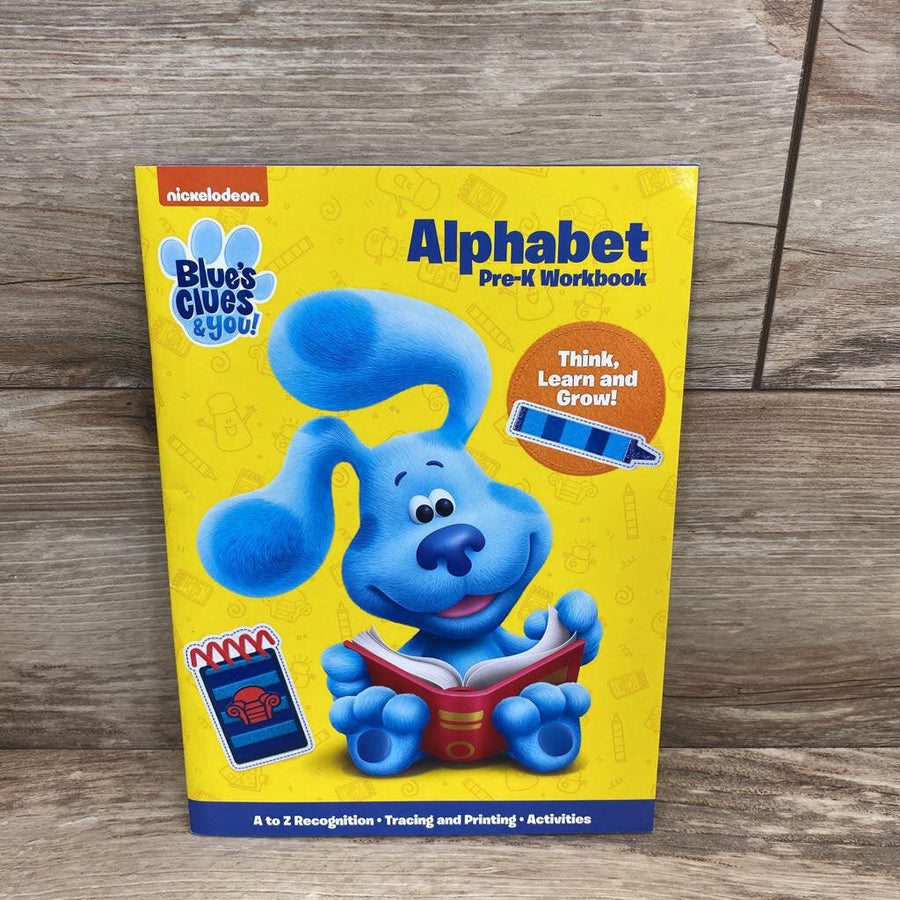 NEW Blue's Clues & You Alphabet Pre-K Workbook - Me 'n Mommy To Be