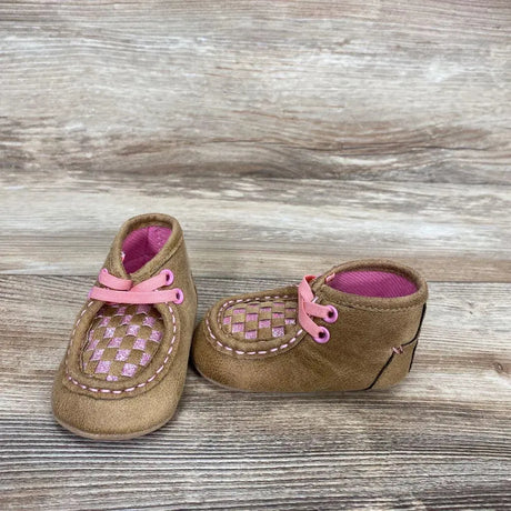 Twister Lauren Bucker Woven Moccasin Booties sz 1c - Me 'n Mommy To Be