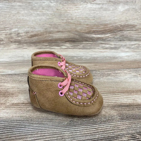 Twister Lauren Bucker Woven Moccasin Booties sz 1c - Me 'n Mommy To Be