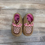 Twister Lauren Bucker Woven Moccasin Booties sz 1c - Me 'n Mommy To Be