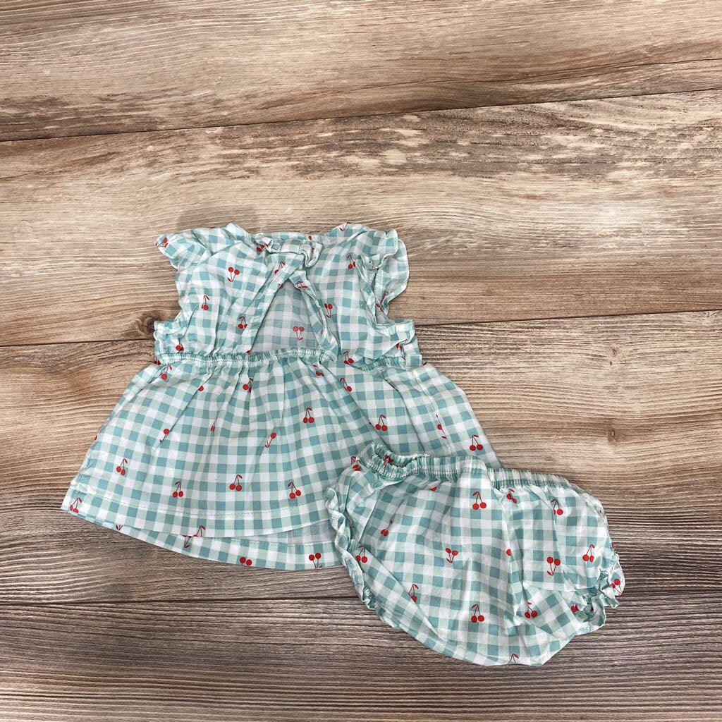 Child Of Mine 2pc Gingham Dress & Bloomers sz 0-3m - Me 'n Mommy To Be