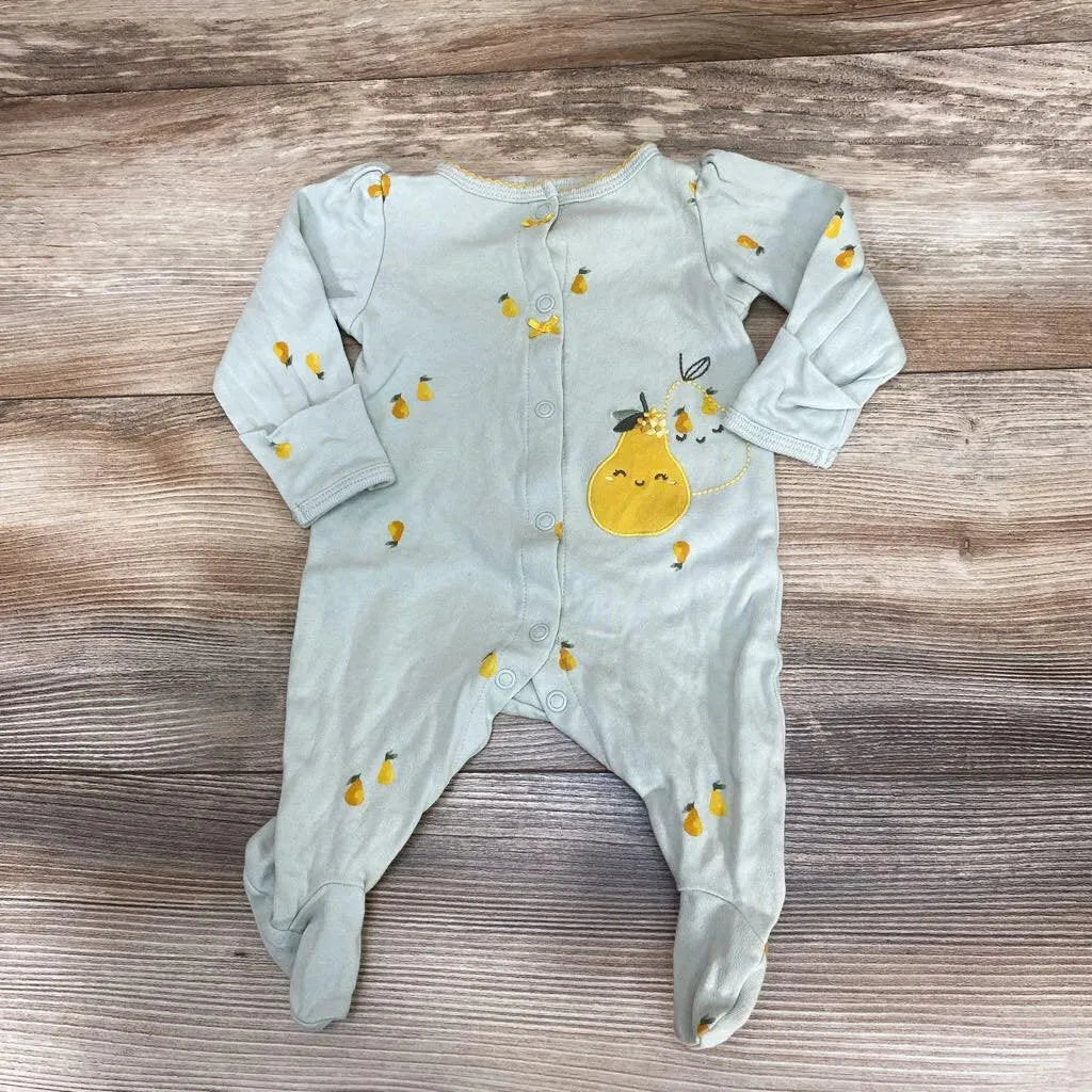 Carter's Pears Sleeper sz NB - Me 'n Mommy To Be