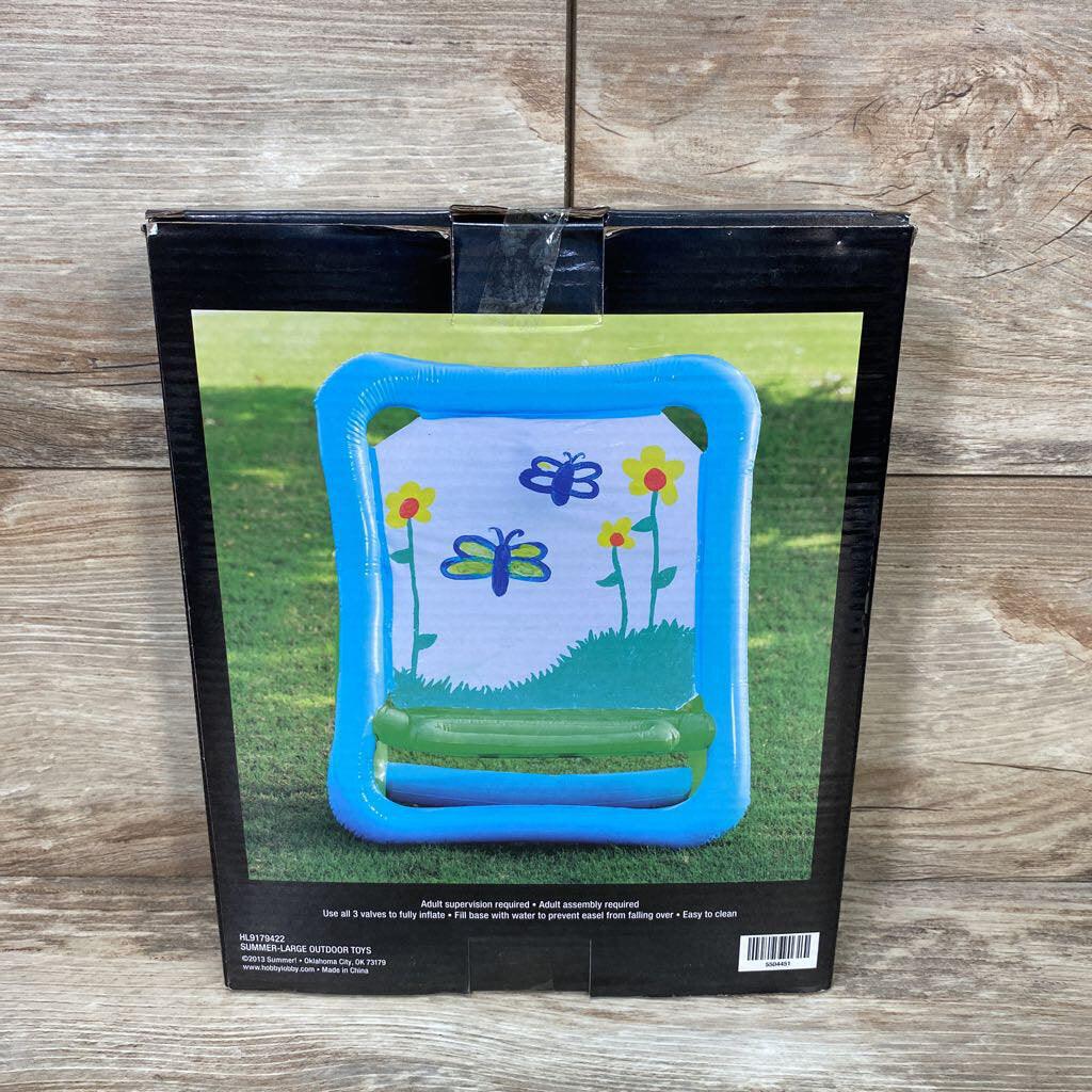 NEW Summer! Blue & Green Inflatable Easel
