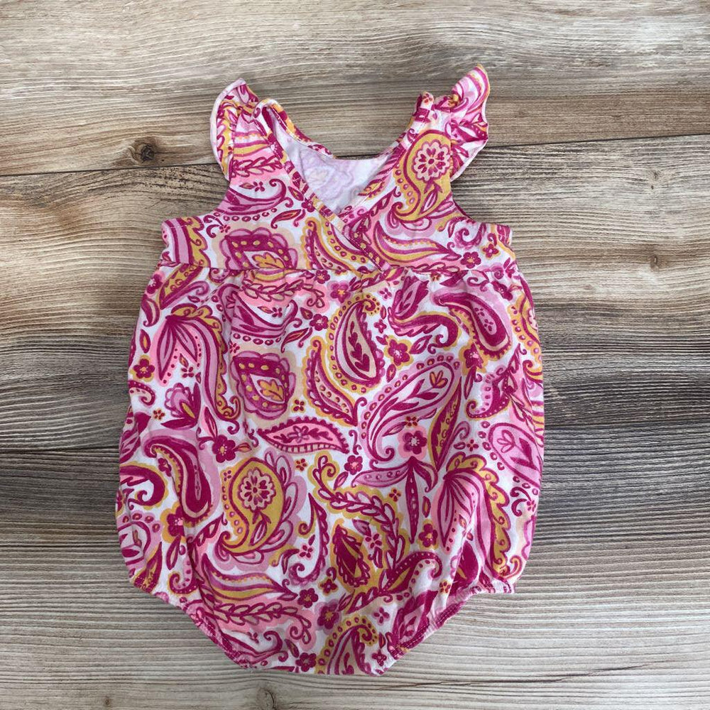 Cat & Jack Paisley Floral Romper sz 3-6m - Me 'n Mommy To Be
