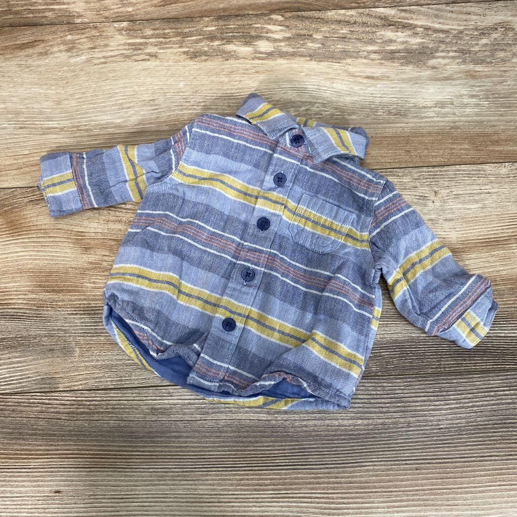 Old Navy Button Up Shirt sz 0-3m - Me 'n Mommy To Be