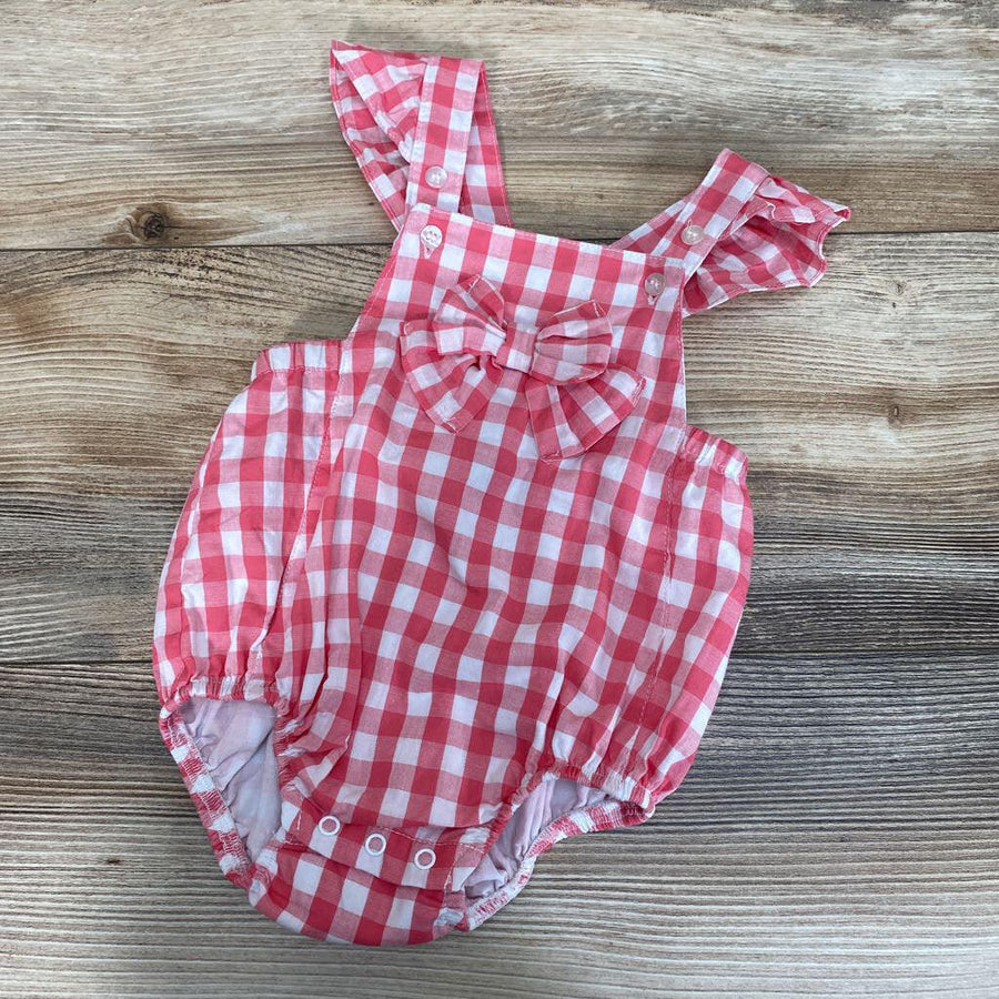 Little Me Gingham Romper sz 3m - Me 'n Mommy To Be