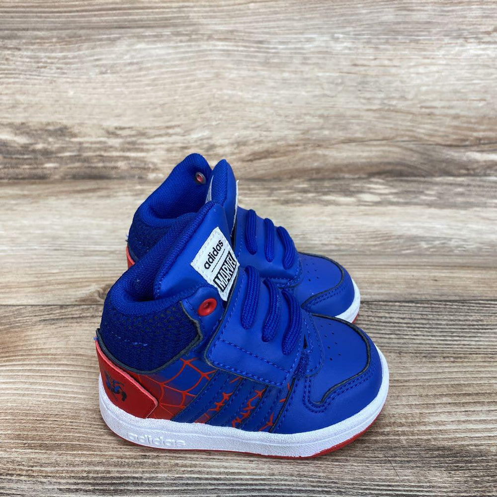 Adidas x Spiderman Hoops 2.0 Mid Sneakers sz 8c - Me 'n Mommy To Be
