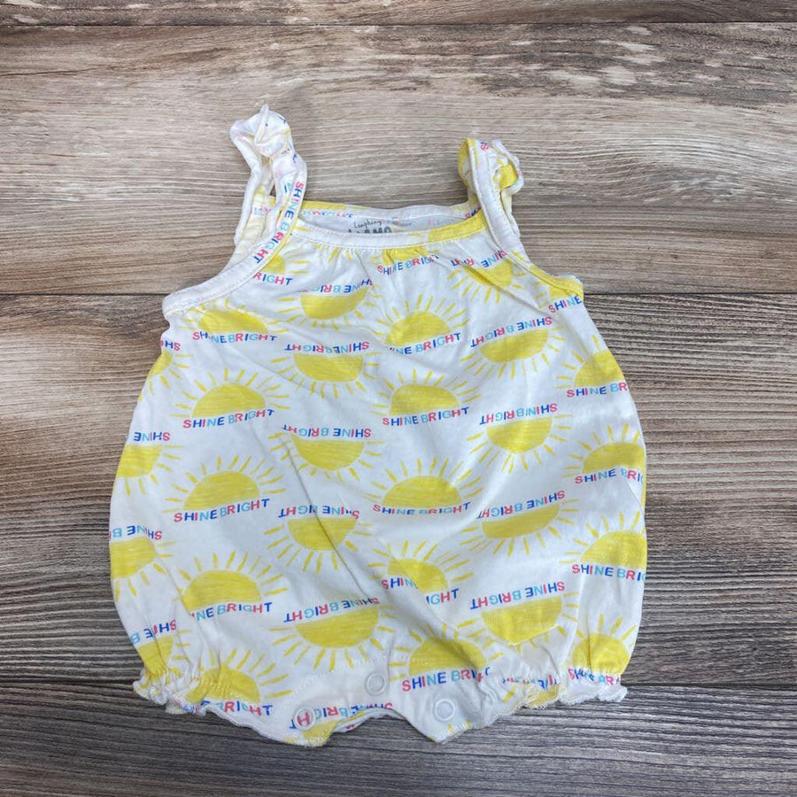 Laughing Llama Shine Bright Shortie Romper sz 3m - Me 'n Mommy To Be