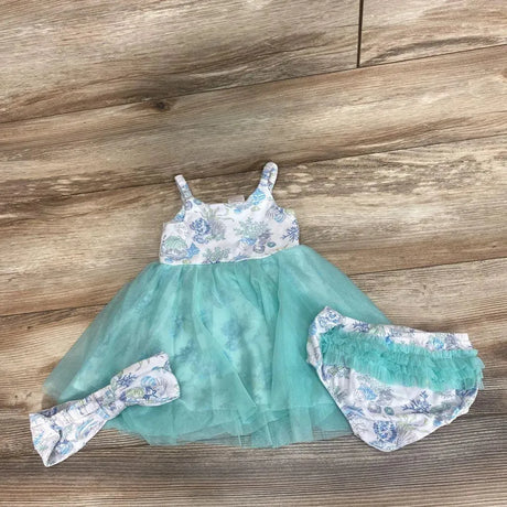 Catherine Malandrino 3pc Dress + Bloomers + Headband sz 3-6m - Me 'n Mommy To Be