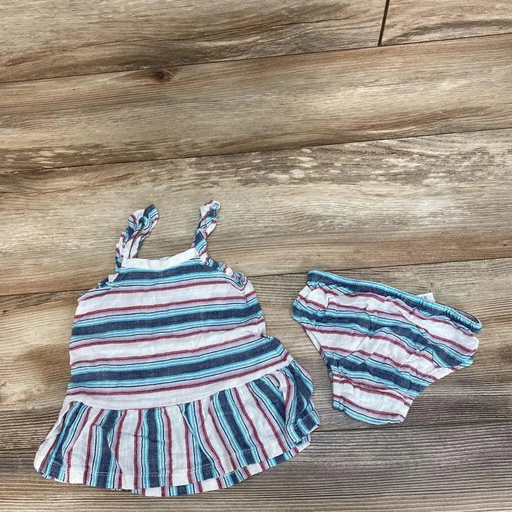 Splendid 2pc Striped Dress & Bloomers sz 6-12m - Me 'n Mommy To Be