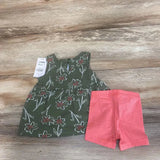 NEW Just One You 2pc Floral Top & Shorts sz 3m - Me 'n Mommy To Be