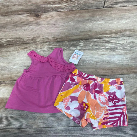 NEW Just One You 2pc Tank Top & Floral Shorts sz 6m - Me 'n Mommy To Be