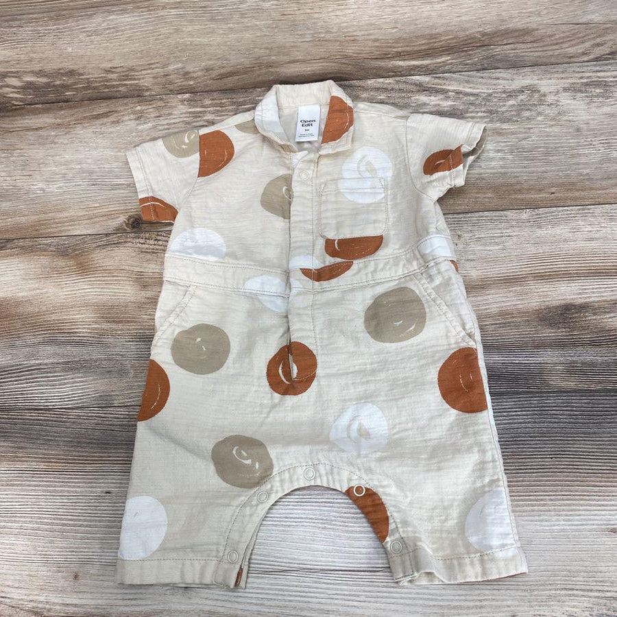 Open Edit Print Polo Romper sz 3m - Me 'n Mommy To Be