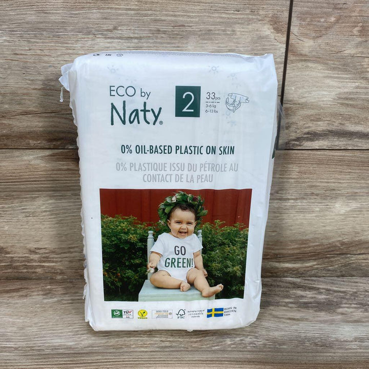 Eco by Naty Premium Disposable Diapers for Sensitive Skin sz Size 2 - Me 'n Mommy To Be