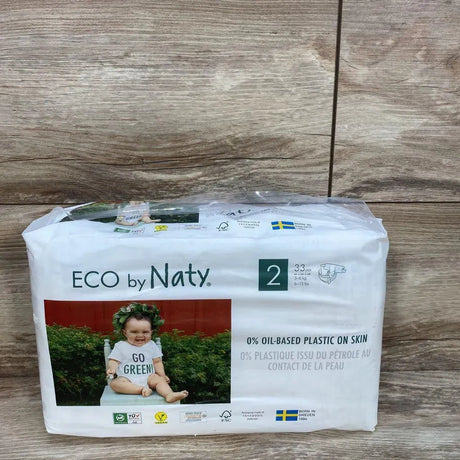 Eco by Naty Premium Disposable Diapers for Sensitive Skin sz Size 2 - Me 'n Mommy To Be