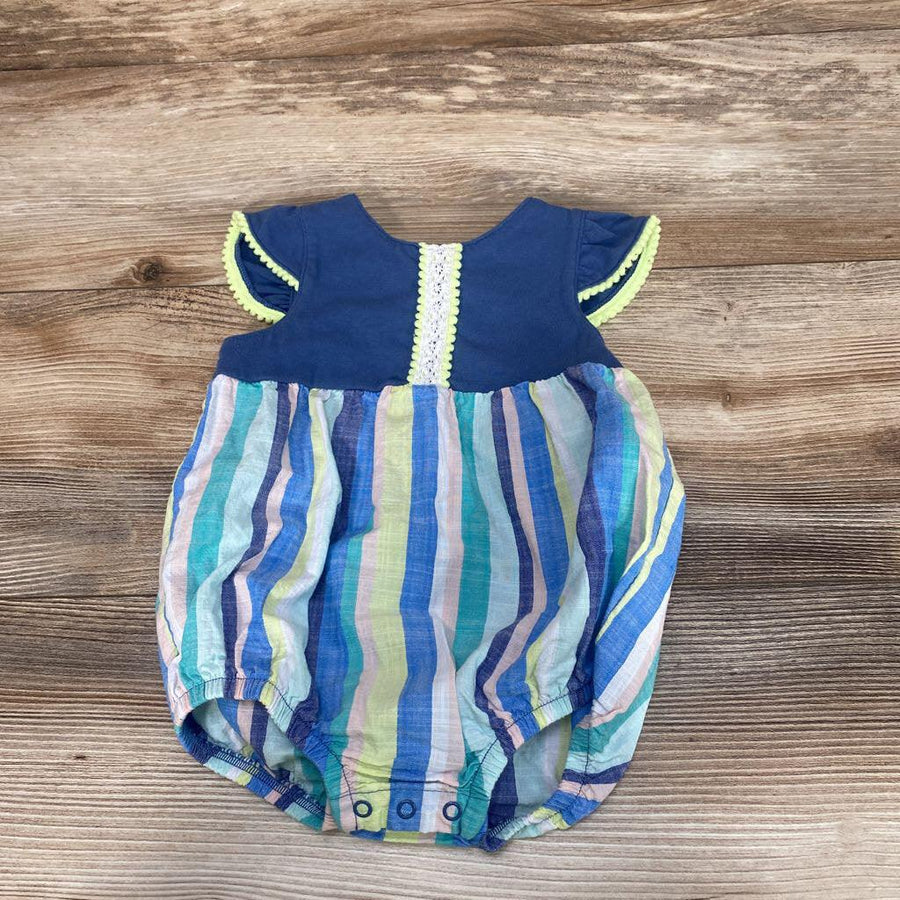 Cat & Jack Striped Bubble Romper sz 6-9m - Me 'n Mommy To Be