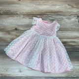 Nannette Baby Mesh Overlay Dress sz 24m - Me 'n Mommy To Be