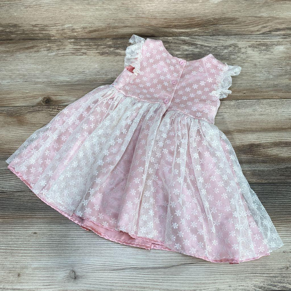 Nannette Baby Mesh Overlay Dress sz 24m - Me 'n Mommy To Be