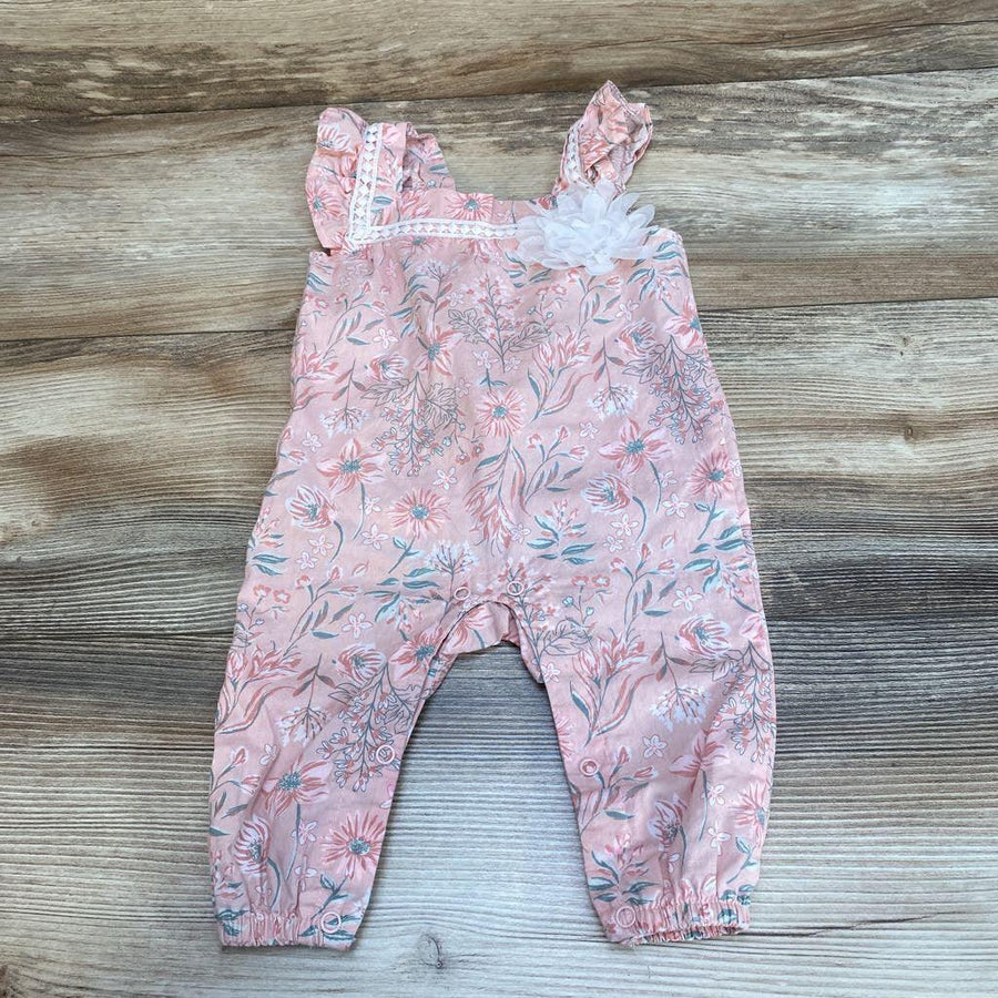 Floral Tank Romper sz 6/9m - Me 'n Mommy To Be