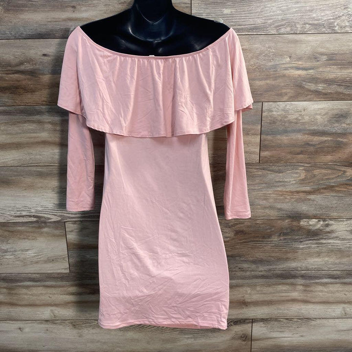 Pink Blush Off the Shoulder Dress sz Small - Me 'n Mommy To Be