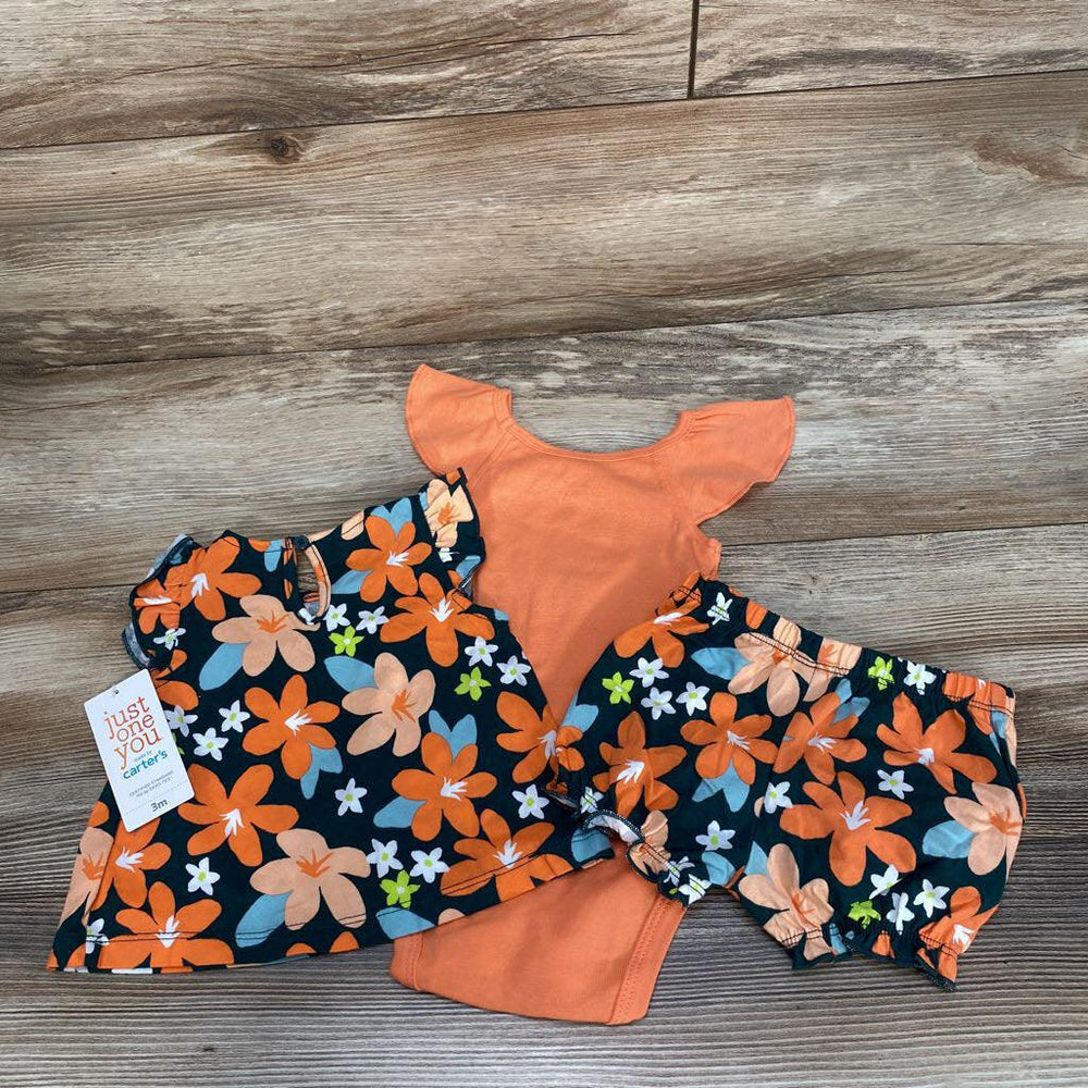 NEW Just One You 3pc Floral Top & Bottoms sz 3m - Me 'n Mommy To Be