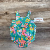 NEW Cat & Jack Floral Sunsuit sz NB - Me 'n Mommy To Be